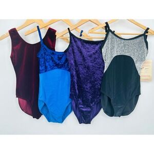 Lot of 4 New Vintage Dance Leotards Eurotard Body Wrappers Natalie Small